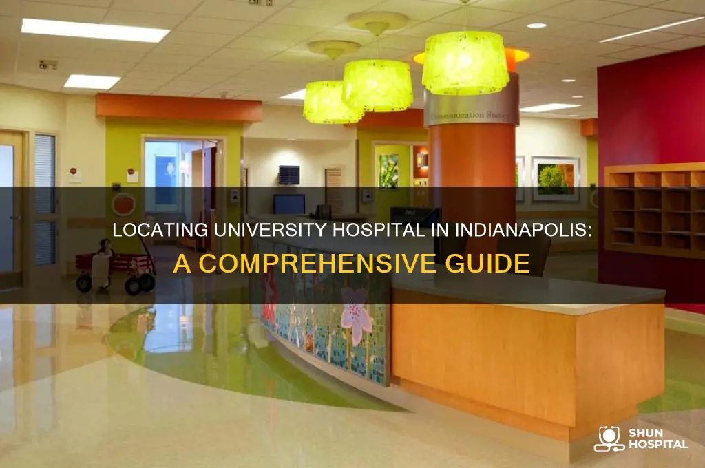 where is university hospital in indianapolis indiana