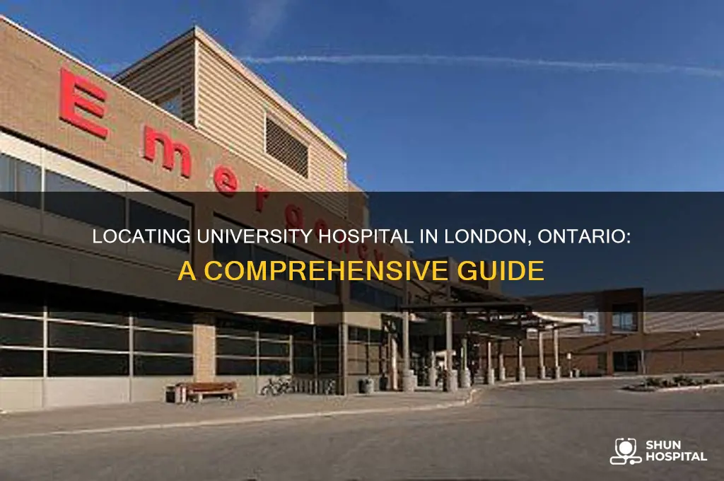 where is university hospital in london ontario
