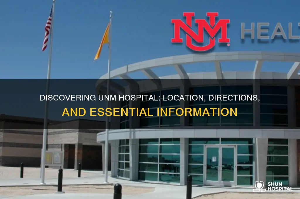 where is unm hospital