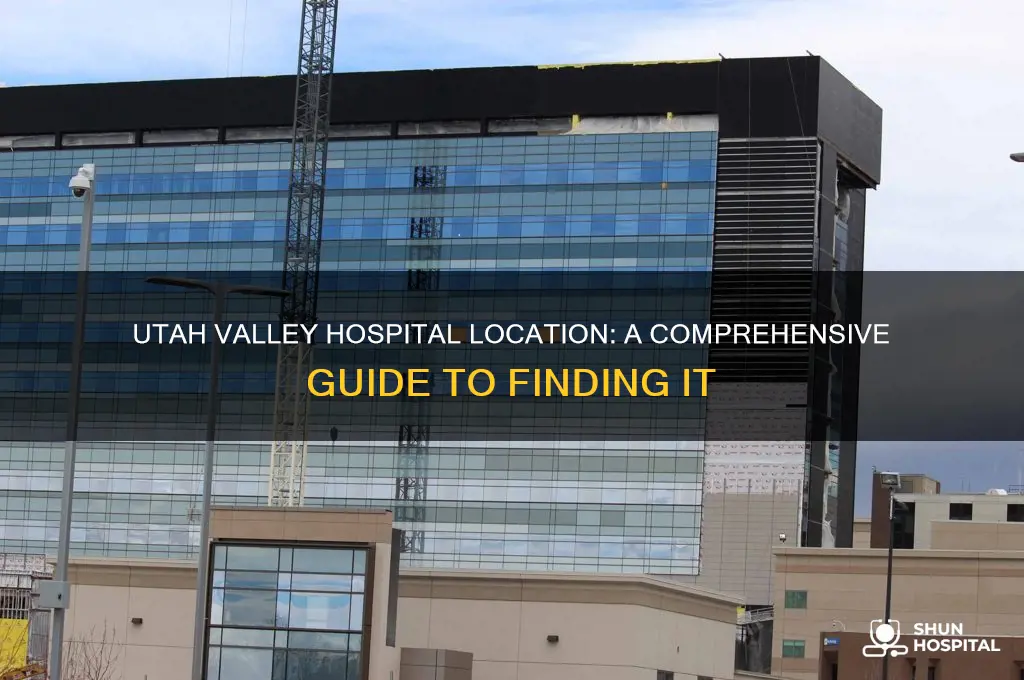 where is utah valley hospital