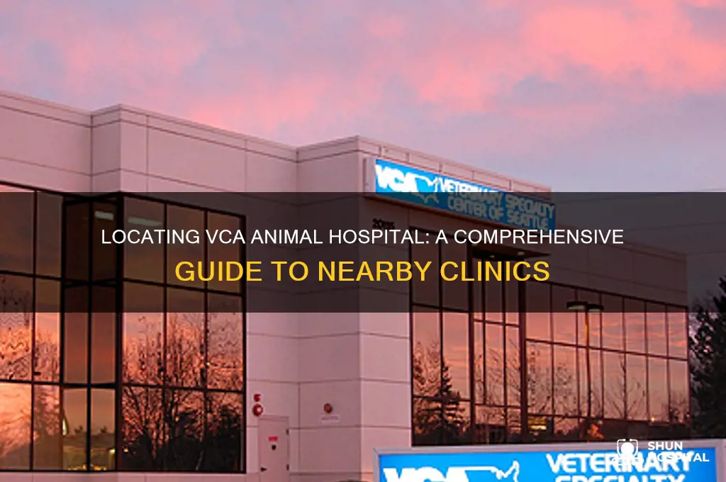 where is vca animal hospital