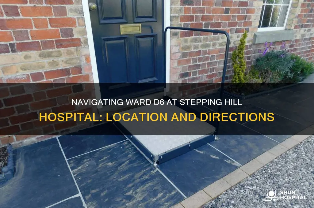 where is ward d6 stepping hill hospital