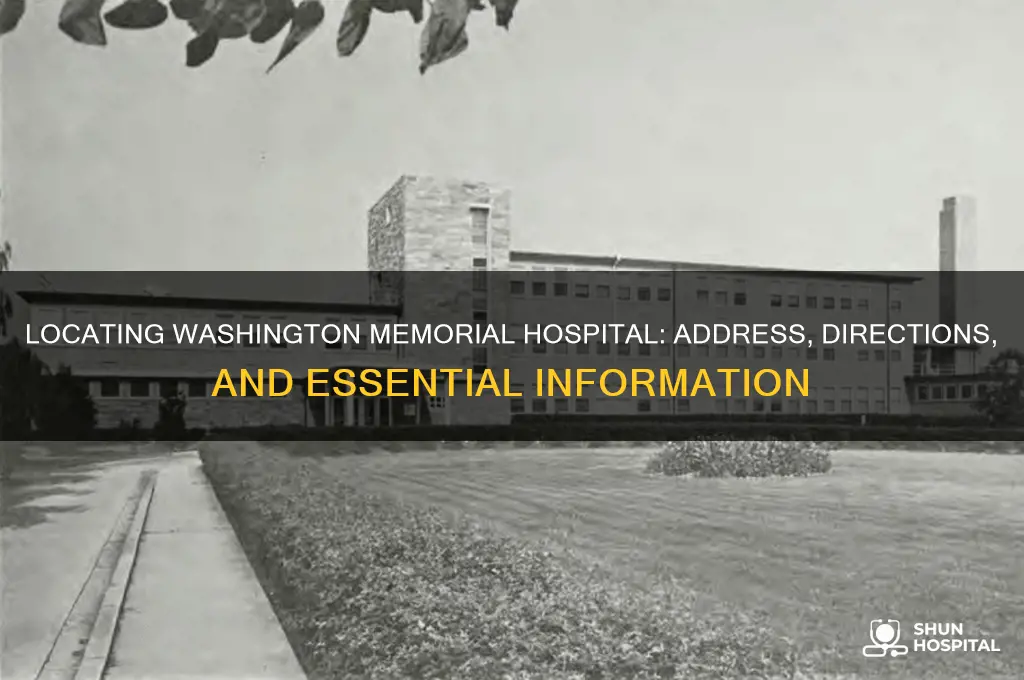where is washington memorial hospital