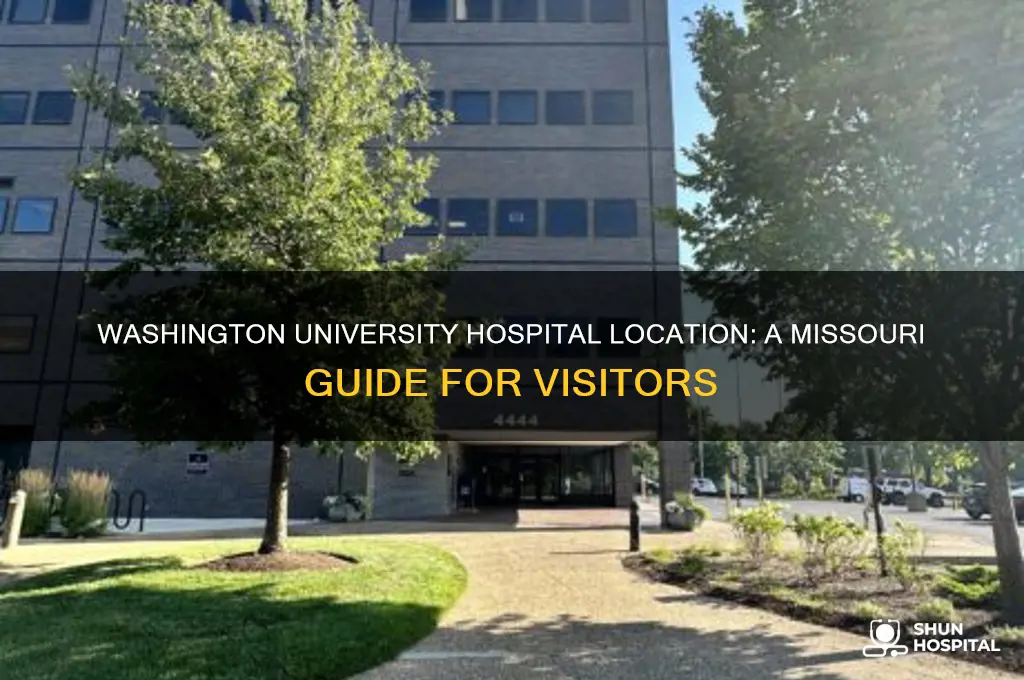 where is washington university hospital in missouri