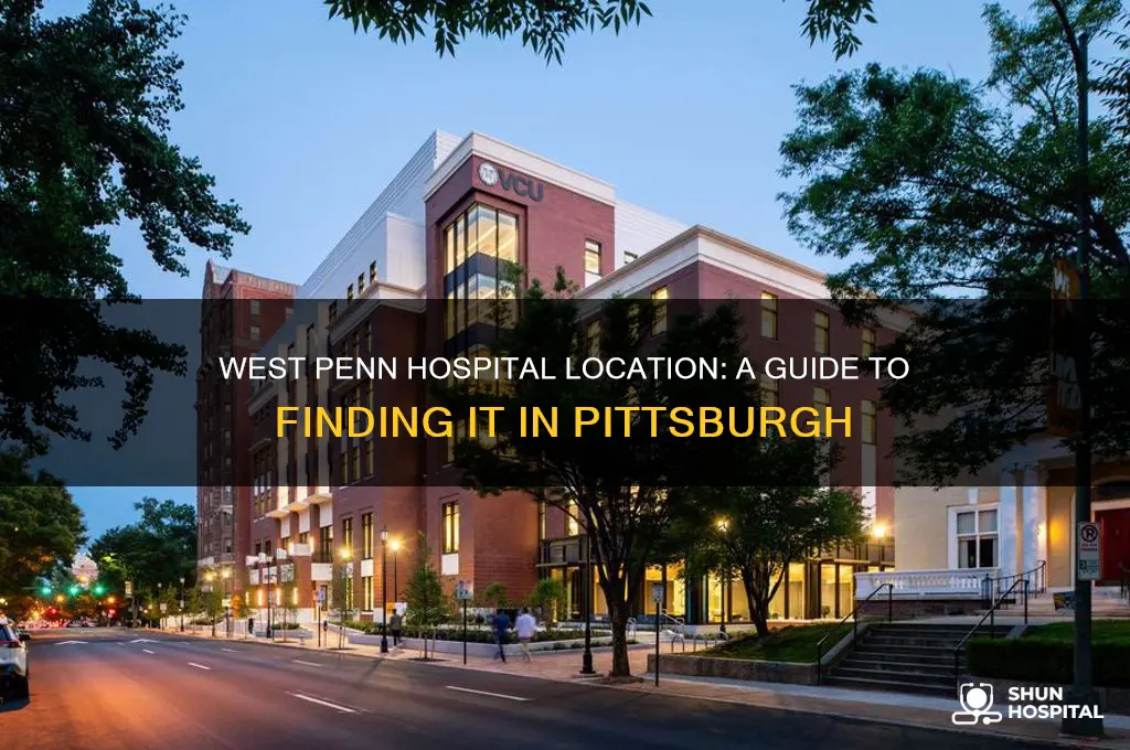 where is west penn hospital in pittsburgh