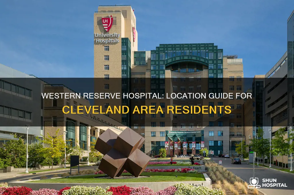 where is western reserve hospital cleveland area