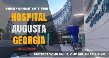 Finding the X-Ray Department at University Hospital Augusta, Georgia