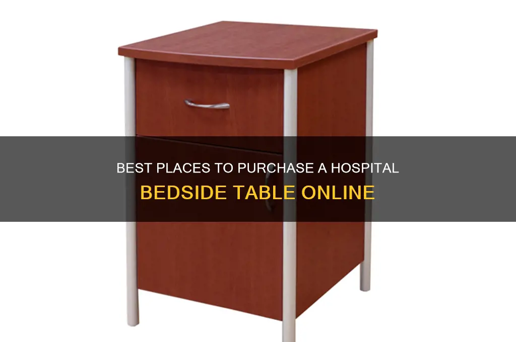 where to buy a hospital bedside table