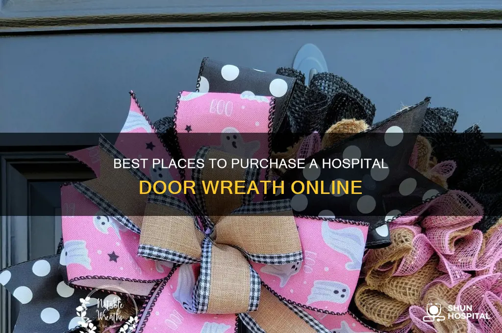 where to buy a hospital door wreath
