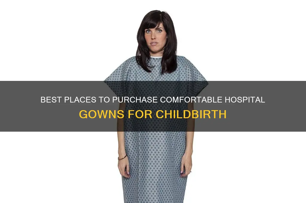 where to buy hospital gowns for delivery