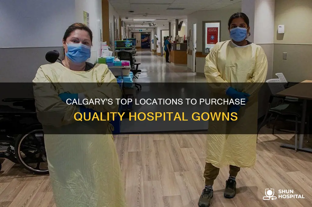 where to buy hospital gowns in calgary