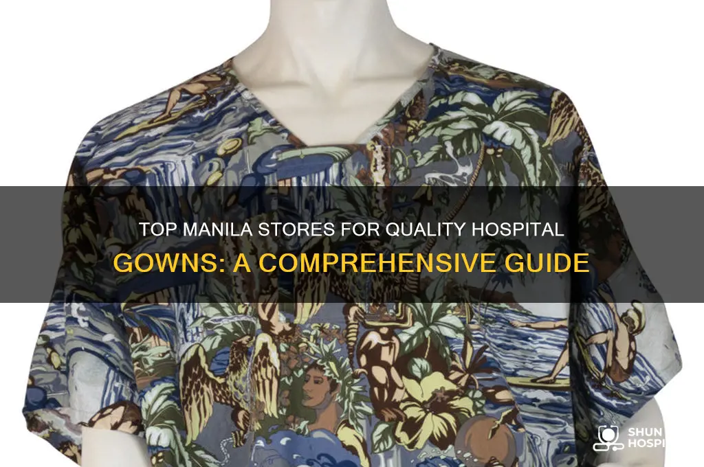 where to buy hospital gowns in manila