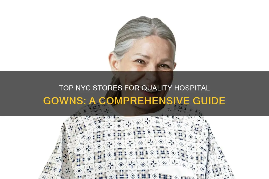 where to buy hospital gowns in nyc