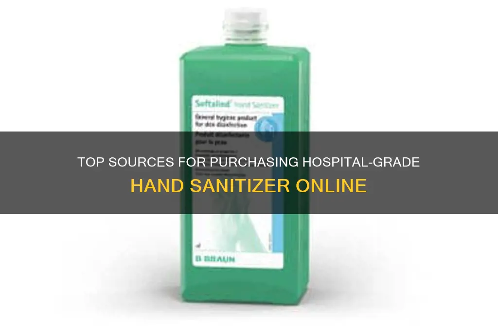 where to buy hospital grade hand sanitizer