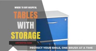 Best Places to Purchase Hospital Tables with Storage Solutions