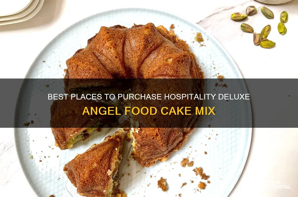 where to buy hospitality deluxe angel food cake mix