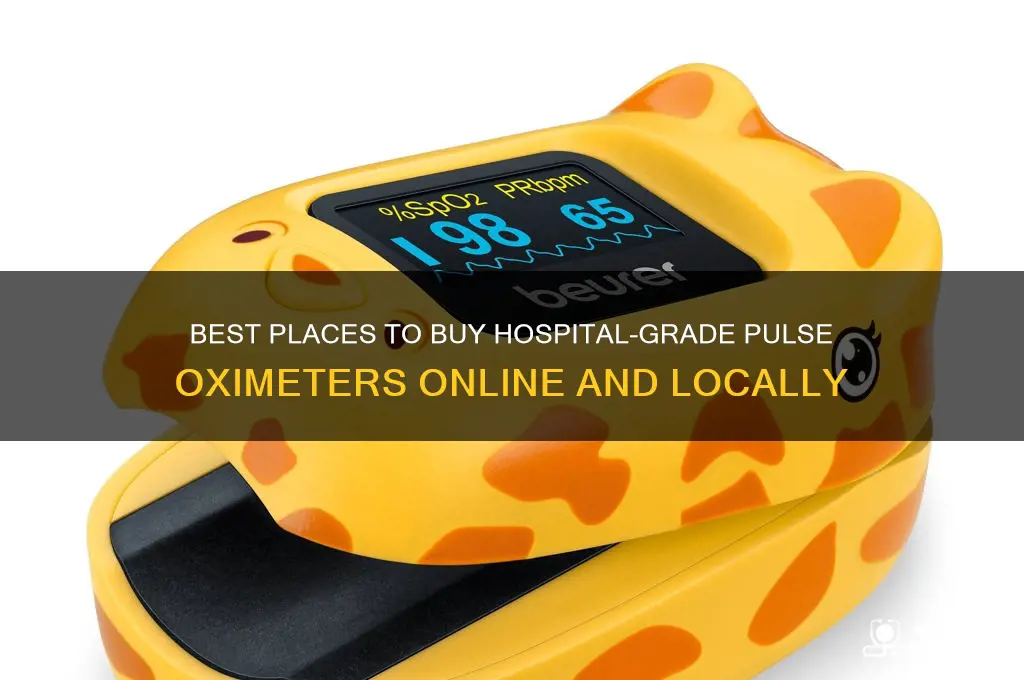 where to buy pulse oximeter hospital grade