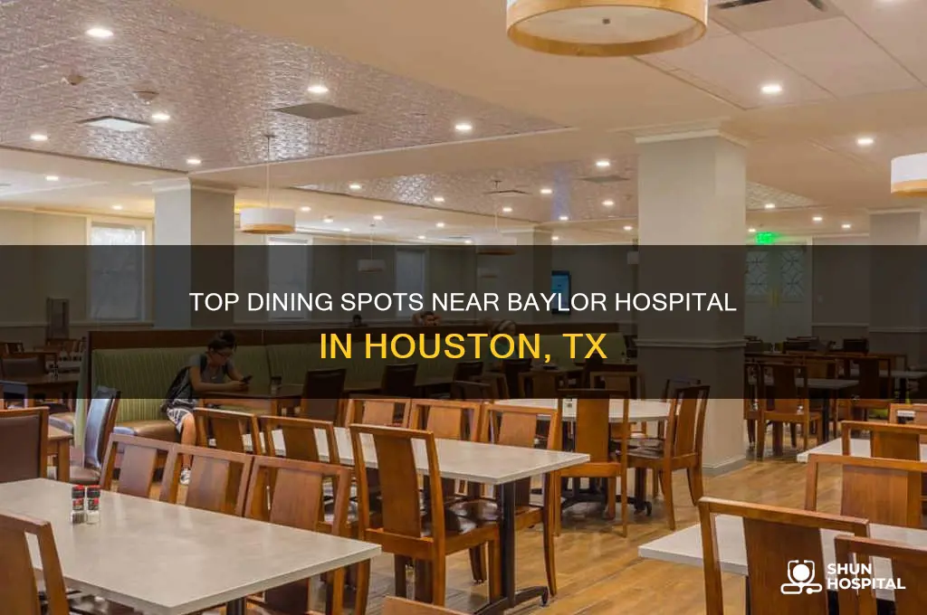 where to eat while in baylor hospital in houston tx