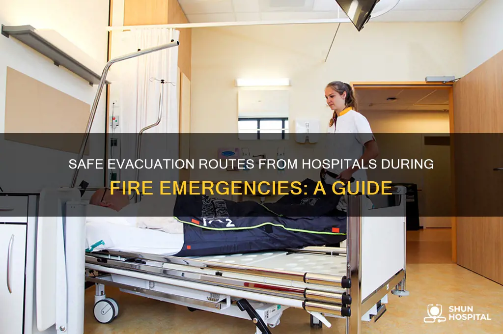 where to evacuate to during fire hospital