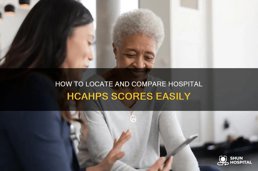 where to find a hospitals hcahps scores