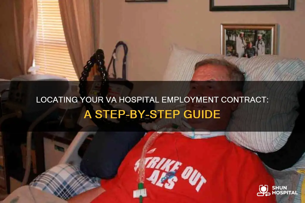 where to find my employment contract with va hospital