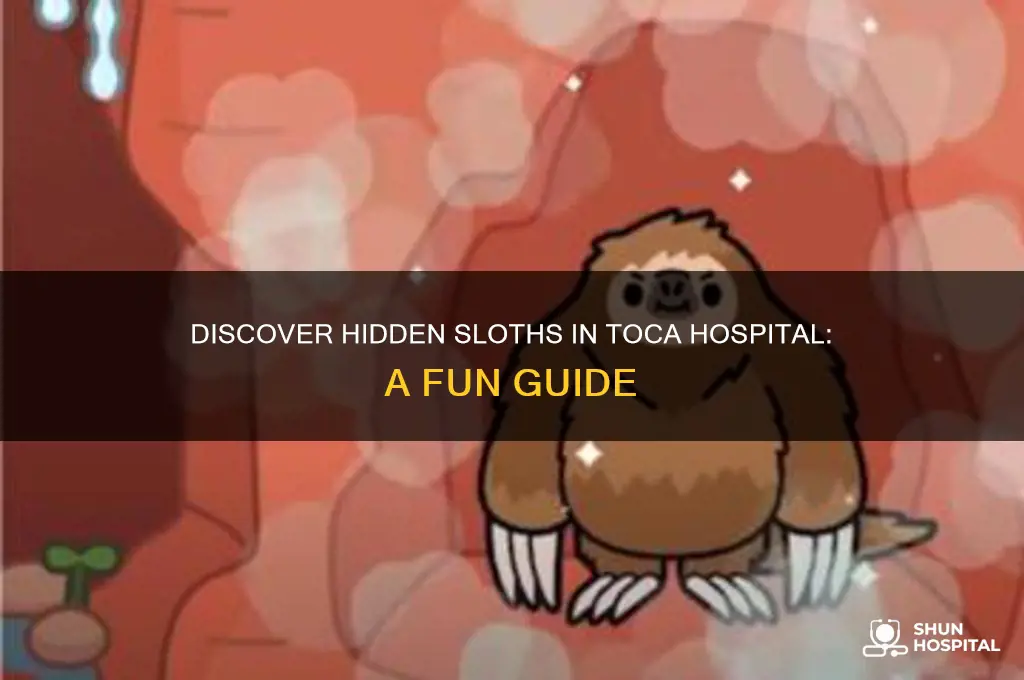 where to find sloths in toca hospital