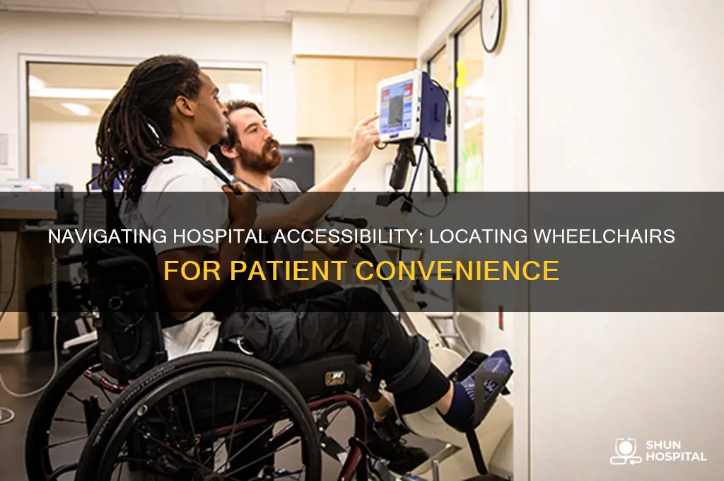 where to find wheelchairs in the hospital