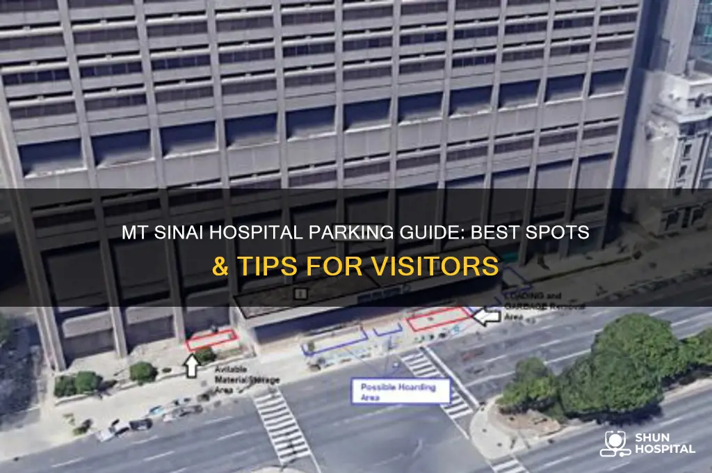 where to parking at mt sinai hospital