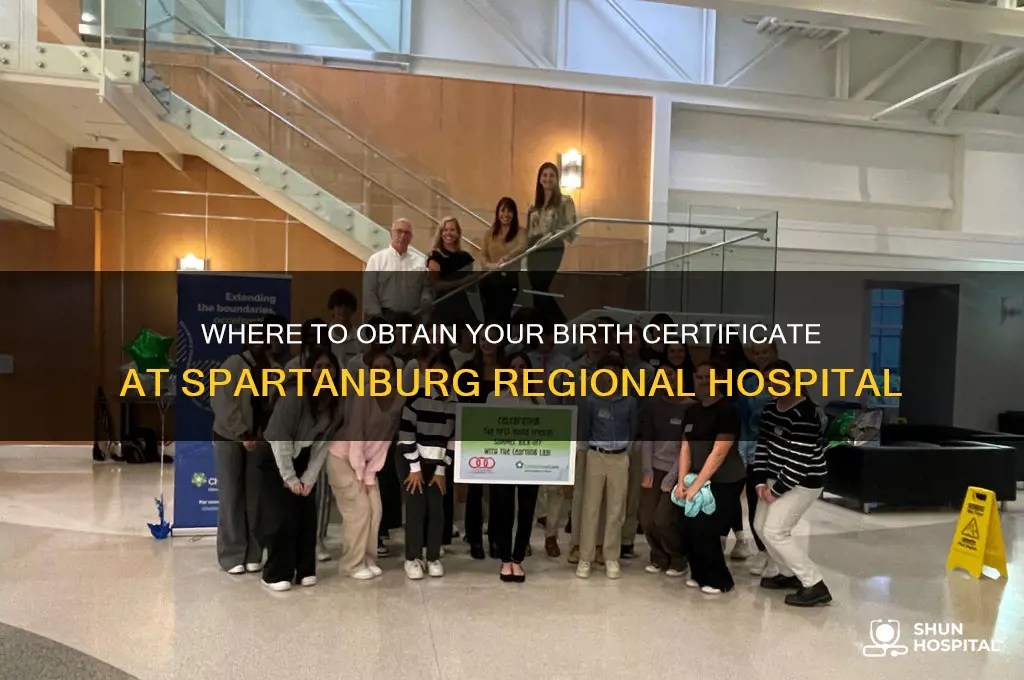 where to pick up birth certificate at spartanburg regional hospital