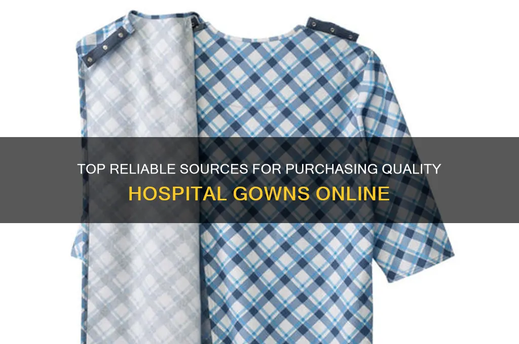 where to purchase hospital gowns