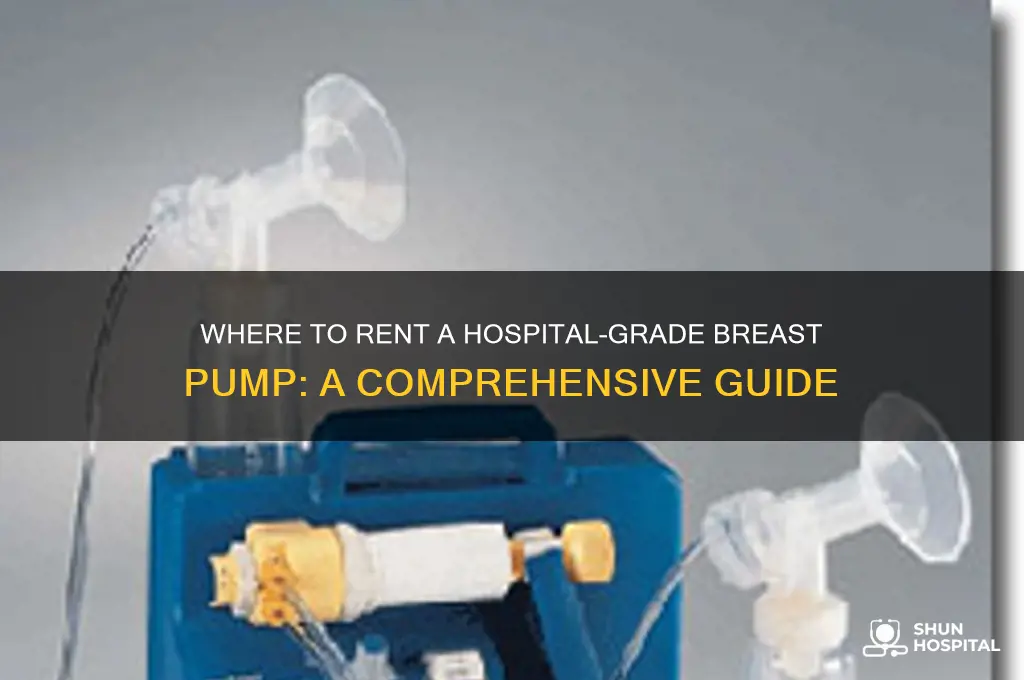 where to rent a hospital breast pump