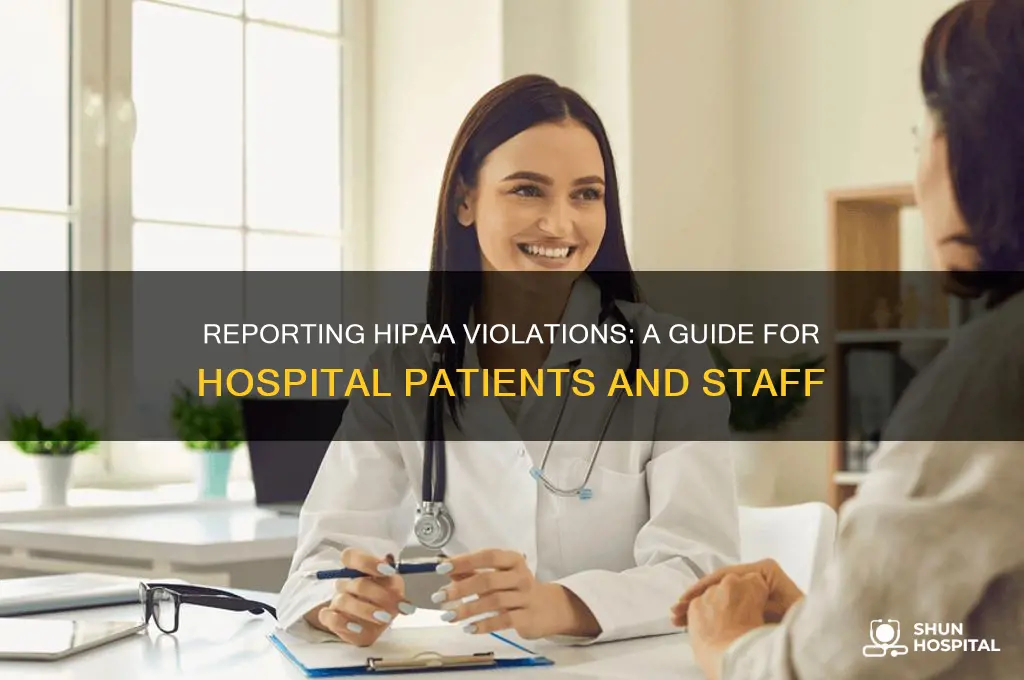 where to report hipaa violation at hospital