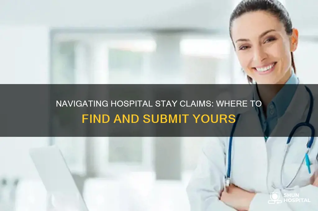 where to see claim for hospital stay