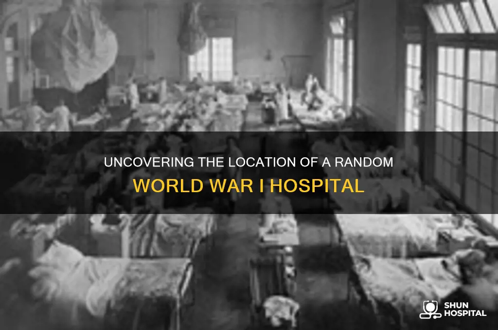 where was 1 random hospital in ww1