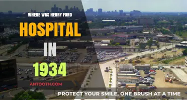 Henry Ford Hospital's Historic Location in 1934: A Detroit Landmark