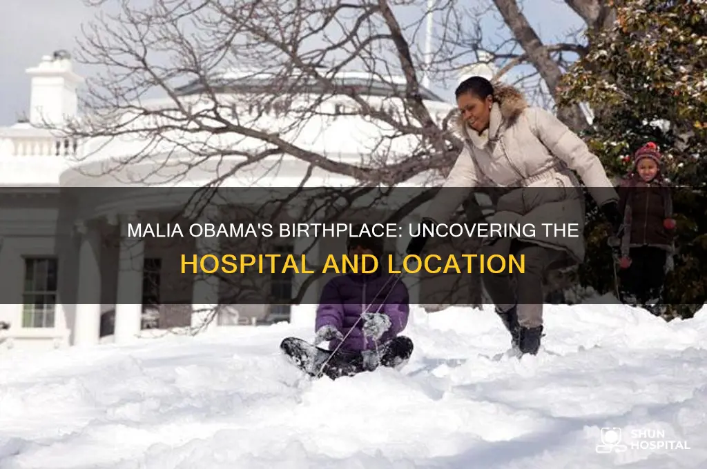 where was malia obama born what hospital