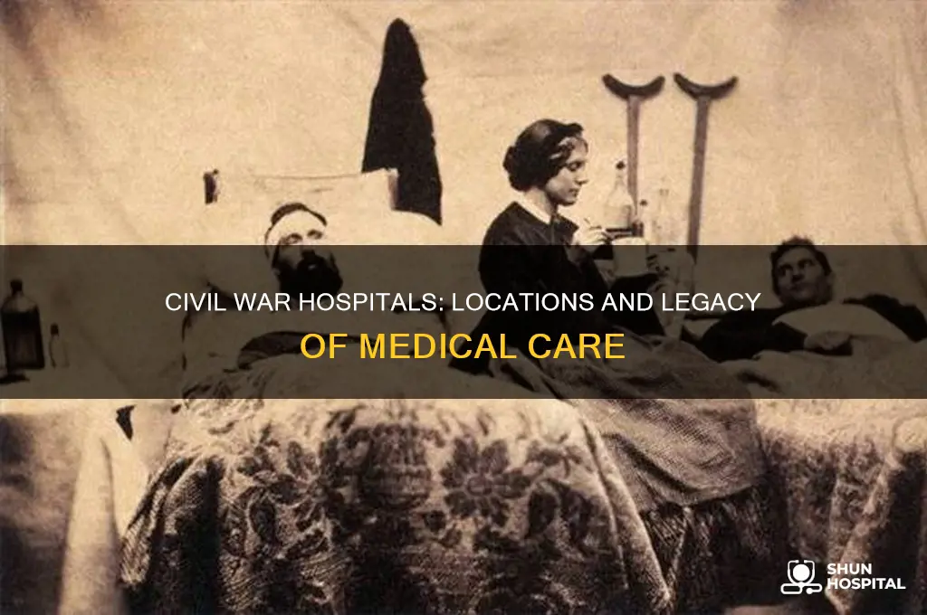 where was most of the hospitals in the civil war