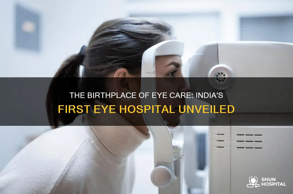 where was the first eye hospital open in india