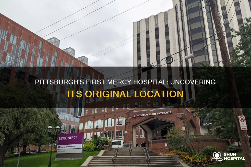where was the first mercy hospital located in pittsburgh pa