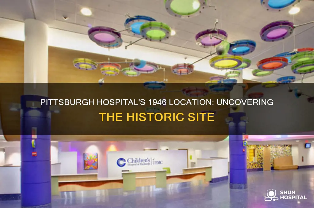 where was the pittsburgh hospital in 1946