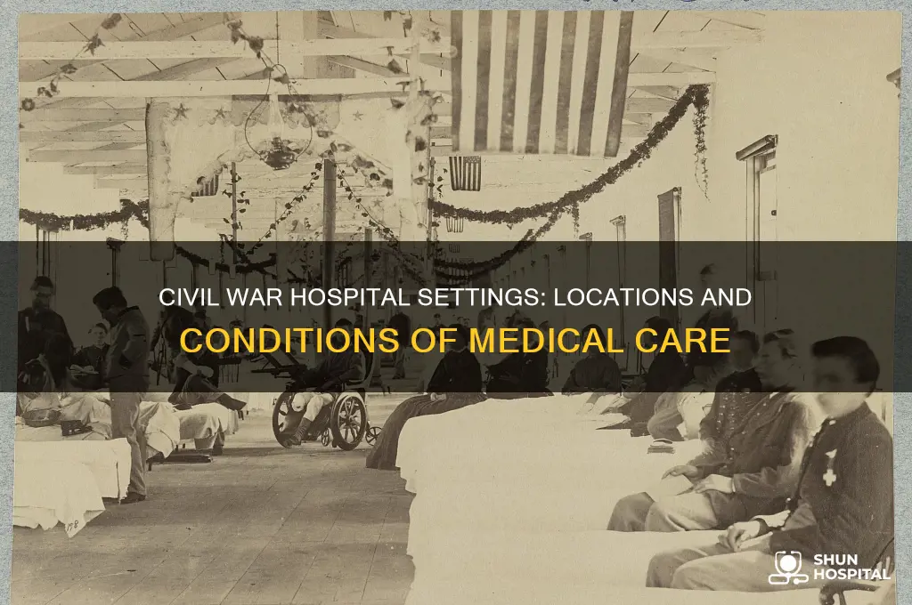 where were hospital set in civil war