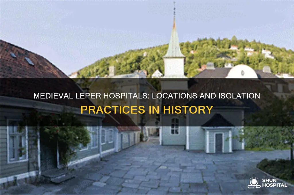 where were leper hospitals usually found in the medieval period