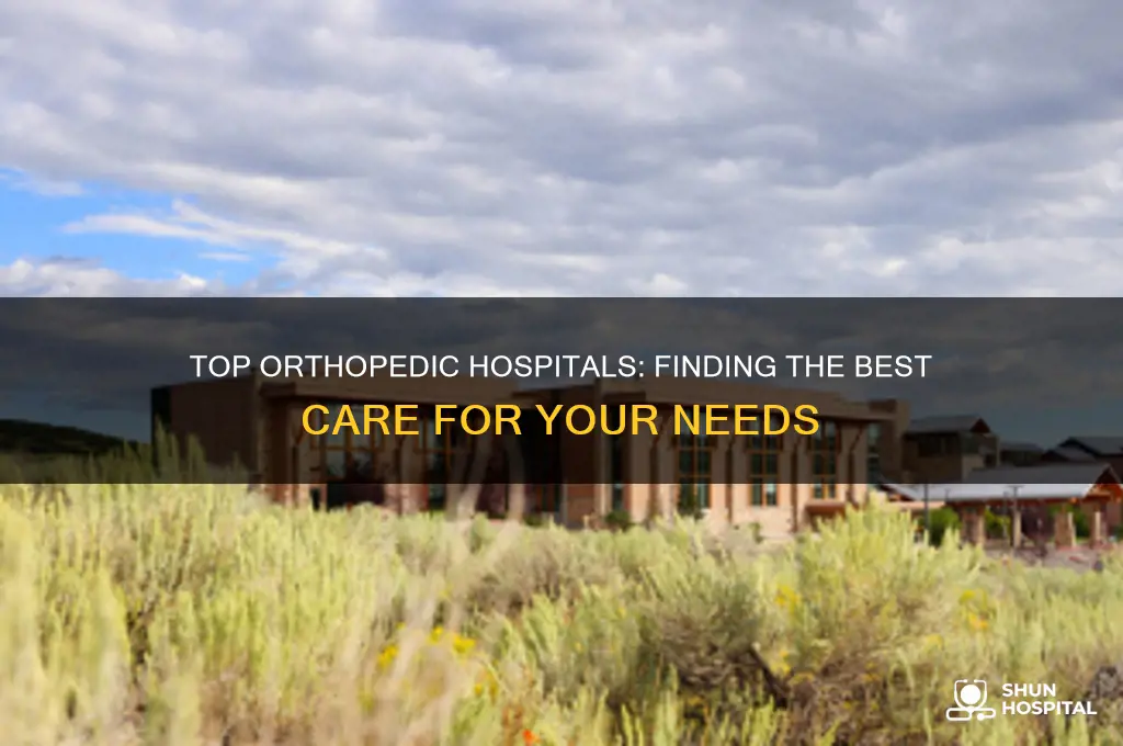 where would be the best orthopedic hospital