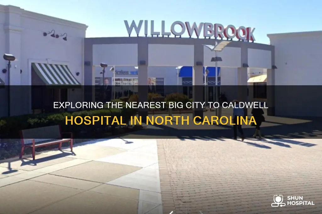 which big city is near caldwell hospital in north carolina