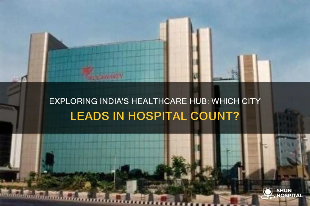 which city has most hospitals in india