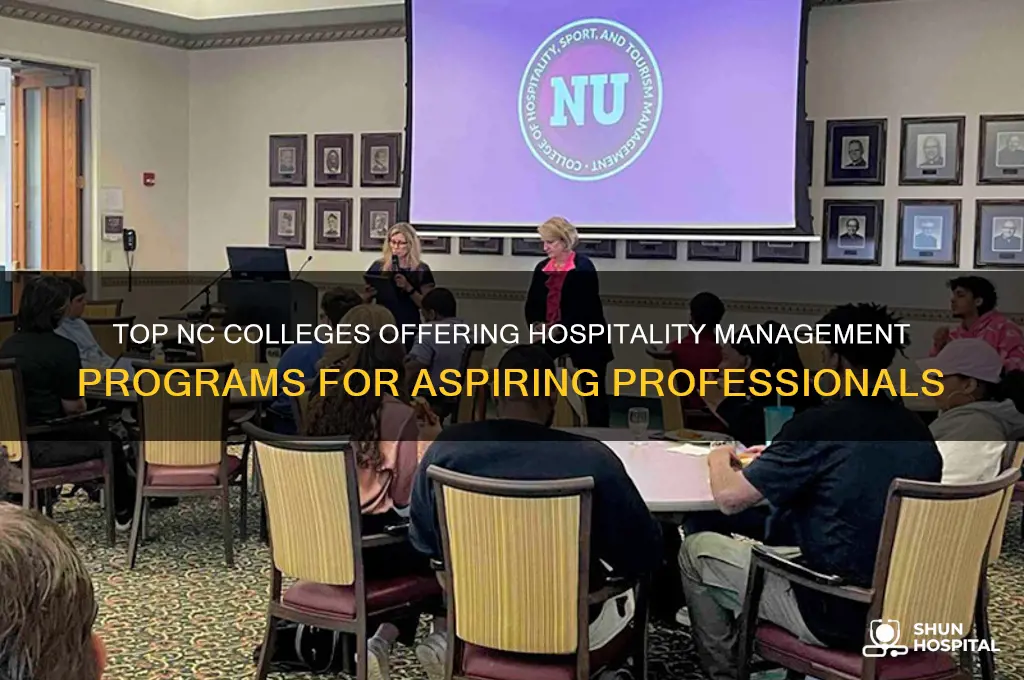 which colleges in nc have a hospitality management course