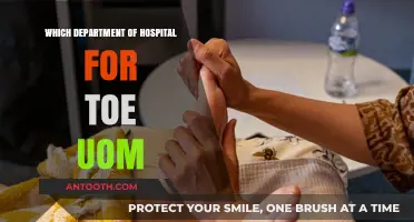 Toe UOM Treatment: Identifying the Right Hospital Department for Care