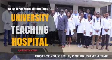 Key Departments Collaborating in University Teaching Hospital Operations