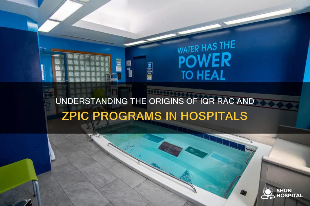 which established the hospital iqr rac and zpic programs