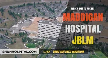 Finding the Right Exit for Madigan Hospital at JBLM